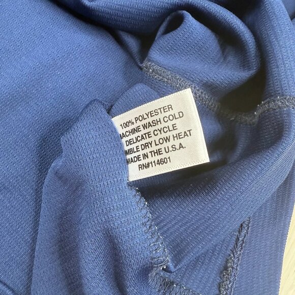 Montauk Tackle Co. Mens Blue Performance Lightweight Golf Polo Shirt Size XL - Picture 9 of 13